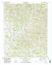 Hillsdale Tennessee Historical topographic map, 1:24000 scale, 7.5 X 7.5 Minute, Year 1994