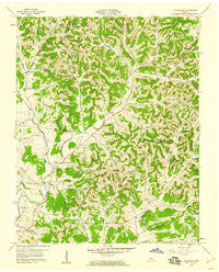 Hillsdale Tennessee Historical topographic map, 1:24000 scale, 7.5 X 7.5 Minute, Year 1959