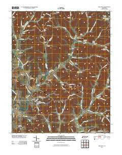 Hillsdale Tennessee Historical topographic map, 1:24000 scale, 7.5 X 7.5 Minute, Year 2010