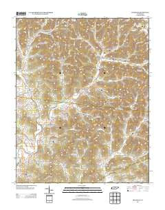 Hillsdale Tennessee Historical topographic map, 1:24000 scale, 7.5 X 7.5 Minute, Year 2013