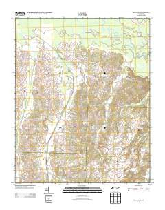 Hillville Tennessee Historical topographic map, 1:24000 scale, 7.5 X 7.5 Minute, Year 2013