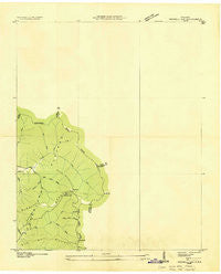 Hogbell Gap Tennessee Historical topographic map, 1:24000 scale, 7.5 X 7.5 Minute, Year 1936