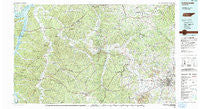 Hohenwald Tennessee Historical topographic map, 1:100000 scale, 30 X 60 Minute, Year 1986