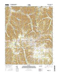 Hohenwald Tennessee Current topographic map, 1:24000 scale, 7.5 X 7.5 Minute, Year 2016