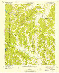 Holladay Tennessee Historical topographic map, 1:24000 scale, 7.5 X 7.5 Minute, Year 1950