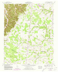 Hollow Springs Tennessee Historical topographic map, 1:24000 scale, 7.5 X 7.5 Minute, Year 1953