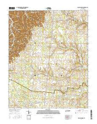 Hollow Springs Tennessee Current topographic map, 1:24000 scale, 7.5 X 7.5 Minute, Year 2016