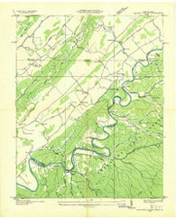 Holston Valley Tennessee Historical topographic map, 1:24000 scale, 7.5 X 7.5 Minute, Year 1934