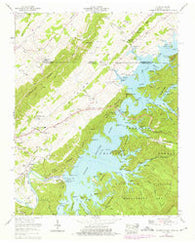 Holston Valley Tennessee Historical topographic map, 1:24000 scale, 7.5 X 7.5 Minute, Year 1960