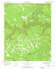 Honey Creek Tennessee Historical topographic map, 1:24000 scale, 7.5 X 7.5 Minute, Year 1952