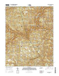 Honey Creek Tennessee Current topographic map, 1:24000 scale, 7.5 X 7.5 Minute, Year 2016