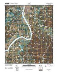 Hookers Bend Tennessee Historical topographic map, 1:24000 scale, 7.5 X 7.5 Minute, Year 2010