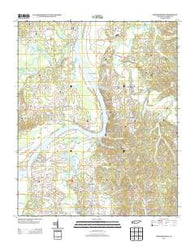 Hookers Bend Tennessee Historical topographic map, 1:24000 scale, 7.5 X 7.5 Minute, Year 2013