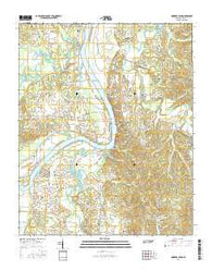 Hookers Bend Tennessee Current topographic map, 1:24000 scale, 7.5 X 7.5 Minute, Year 2016
