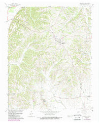 Hornbeak Tennessee Historical topographic map, 1:24000 scale, 7.5 X 7.5 Minute, Year 1964