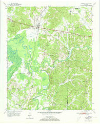 Hornsby Tennessee Historical topographic map, 1:24000 scale, 7.5 X 7.5 Minute, Year 1950