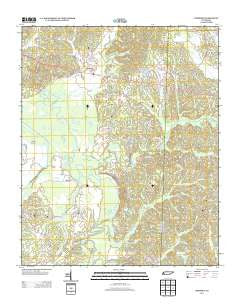 Hornsby Tennessee Historical topographic map, 1:24000 scale, 7.5 X 7.5 Minute, Year 2013