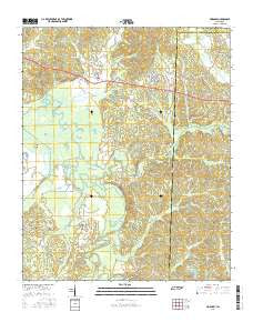 Hornsby Tennessee Current topographic map, 1:24000 scale, 7.5 X 7.5 Minute, Year 2016