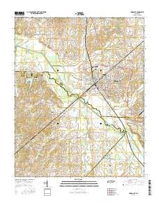 Humboldt Tennessee Current topographic map, 1:24000 scale, 7.5 X 7.5 Minute, Year 2016