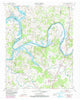 Hunters Point Tennessee Historical topographic map, 1:24000 scale, 7.5 X 7.5 Minute, Year 1955