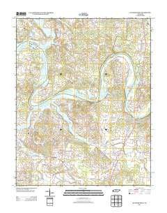 Hunters Point Tennessee Historical topographic map, 1:24000 scale, 7.5 X 7.5 Minute, Year 2013