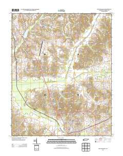 Huntingdon Tennessee Historical topographic map, 1:24000 scale, 7.5 X 7.5 Minute, Year 2013