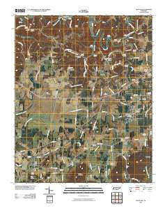 Huntland Tennessee Historical topographic map, 1:24000 scale, 7.5 X 7.5 Minute, Year 2010
