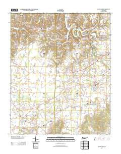 Huntland Tennessee Historical topographic map, 1:24000 scale, 7.5 X 7.5 Minute, Year 2013
