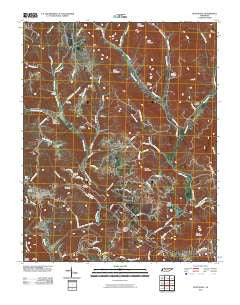 Huntsville Tennessee Historical topographic map, 1:24000 scale, 7.5 X 7.5 Minute, Year 2010