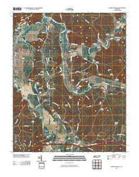 Hurricane Mills Tennessee Historical topographic map, 1:24000 scale, 7.5 X 7.5 Minute, Year 2010
