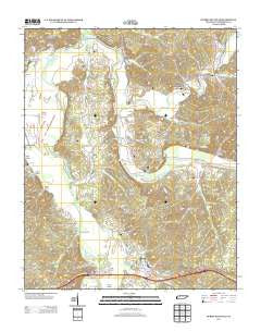 Hurricane Mills Tennessee Historical topographic map, 1:24000 scale, 7.5 X 7.5 Minute, Year 2013
