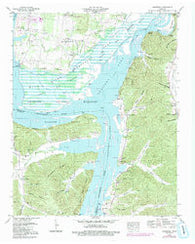 Hustburg Tennessee Historical topographic map, 1:24000 scale, 7.5 X 7.5 Minute, Year 1949