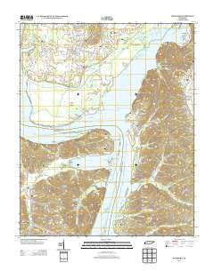 Hustburg Tennessee Historical topographic map, 1:24000 scale, 7.5 X 7.5 Minute, Year 2013