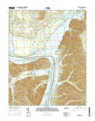 Hustburg Tennessee Current topographic map, 1:24000 scale, 7.5 X 7.5 Minute, Year 2016