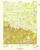 Indian Mound Tennessee Historical topographic map, 1:24000 scale, 7.5 X 7.5 Minute, Year 1951