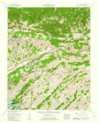 Indian Springs Tennessee Historical topographic map, 1:24000 scale, 7.5 X 7.5 Minute, Year 1959