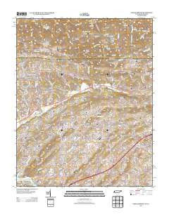 Indian Springs Tennessee Historical topographic map, 1:24000 scale, 7.5 X 7.5 Minute, Year 2013