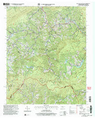 Iron Mountain Gap Tennessee Historical topographic map, 1:24000 scale, 7.5 X 7.5 Minute, Year 2003