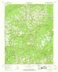 Iron Mountain Gap Tennessee Historical topographic map, 1:24000 scale, 7.5 X 7.5 Minute, Year 1960