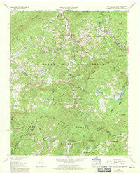 Iron Mountain Gap Tennessee Historical topographic map, 1:24000 scale, 7.5 X 7.5 Minute, Year 1960