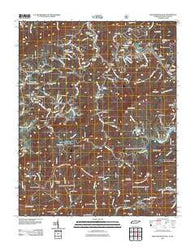 Iron Mountain Gap Tennessee Historical topographic map, 1:24000 scale, 7.5 X 7.5 Minute, Year 2011