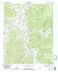 Irving College Tennessee Historical topographic map, 1:24000 scale, 7.5 X 7.5 Minute, Year 1960