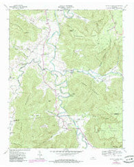 Irving College Tennessee Historical topographic map, 1:24000 scale, 7.5 X 7.5 Minute, Year 1960