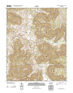 Irving College Tennessee Historical topographic map, 1:24000 scale, 7.5 X 7.5 Minute, Year 2013