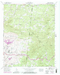 Isabella Tennessee Historical topographic map, 1:24000 scale, 7.5 X 7.5 Minute, Year 1957