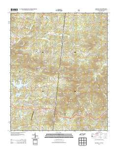 Isabella Tennessee Historical topographic map, 1:24000 scale, 7.5 X 7.5 Minute, Year 2013