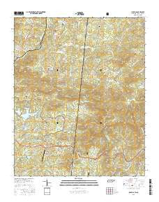 Isabella Tennessee Current topographic map, 1:24000 scale, 7.5 X 7.5 Minute, Year 2016