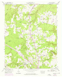 Isoline Tennessee Historical topographic map, 1:24000 scale, 7.5 X 7.5 Minute, Year 1946