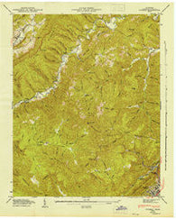 Ivydell Tennessee Historical topographic map, 1:24000 scale, 7.5 X 7.5 Minute, Year 1946
