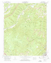 Ivydell Tennessee Historical topographic map, 1:24000 scale, 7.5 X 7.5 Minute, Year 1973